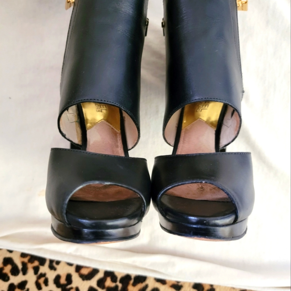 Michael Kors Black Blaze Booties Gently used. - Picture 6 of 10